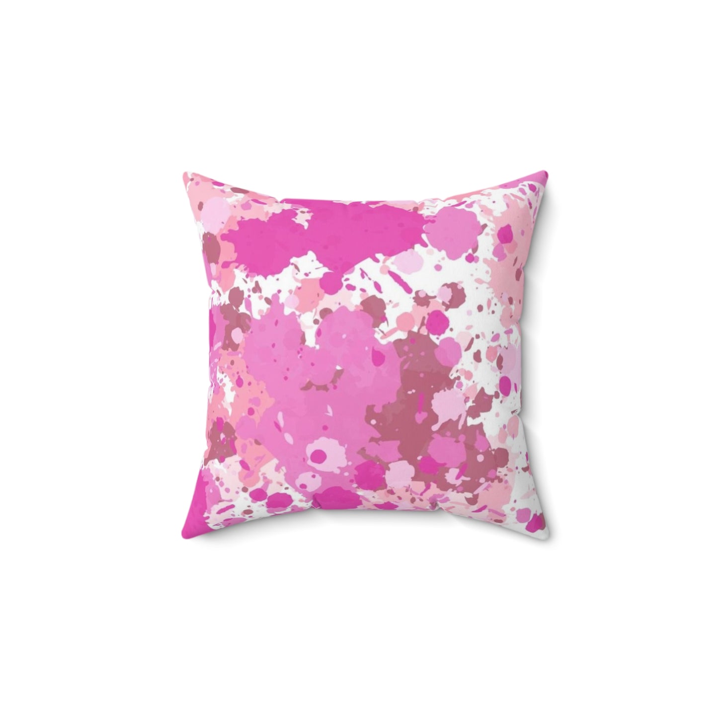 Pink Cameo Square Pillow