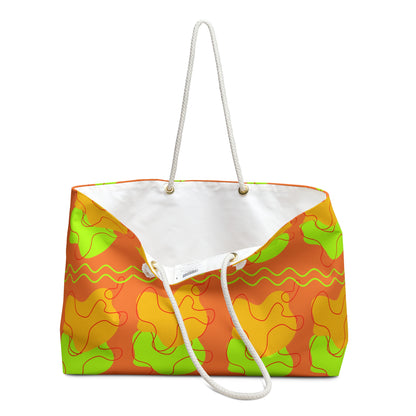 Neon Camo Weekender Bag