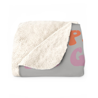 Encouraging Sherpa Fleece Blanket