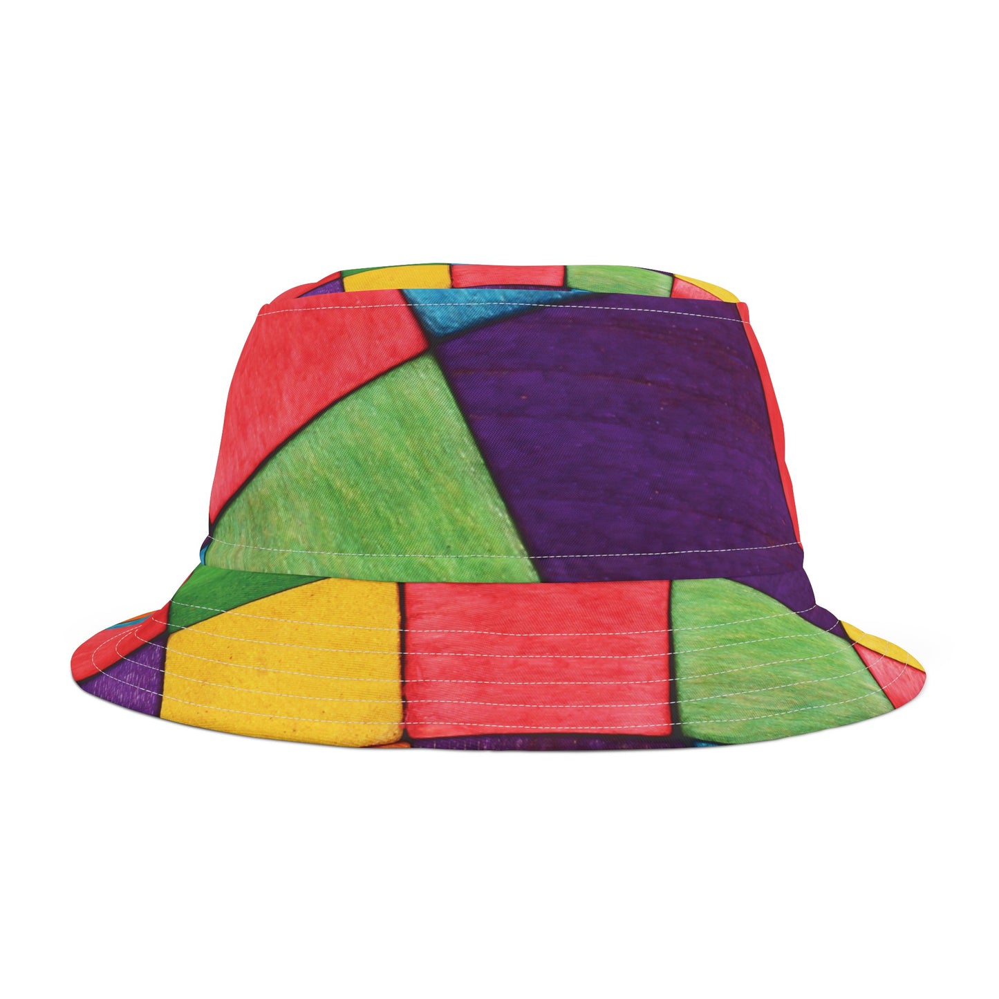 Sombrero de pescador con bloques de colores