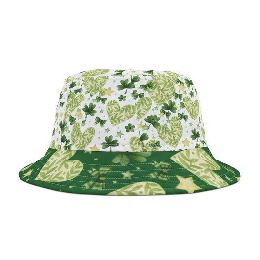 Green Valentine Bucket Hat