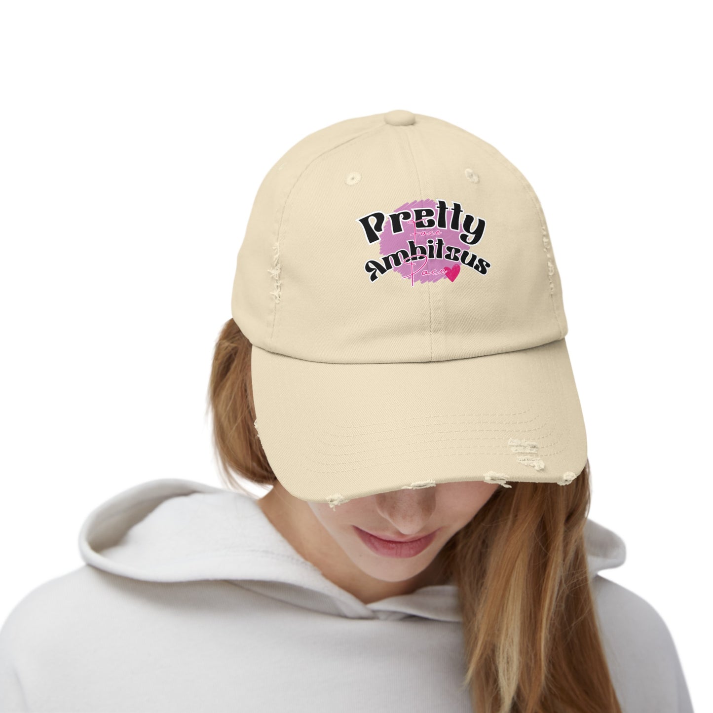 Pretty Face Ambitious Pace Distressed Cap