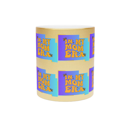 Mom Era Metallic Mug