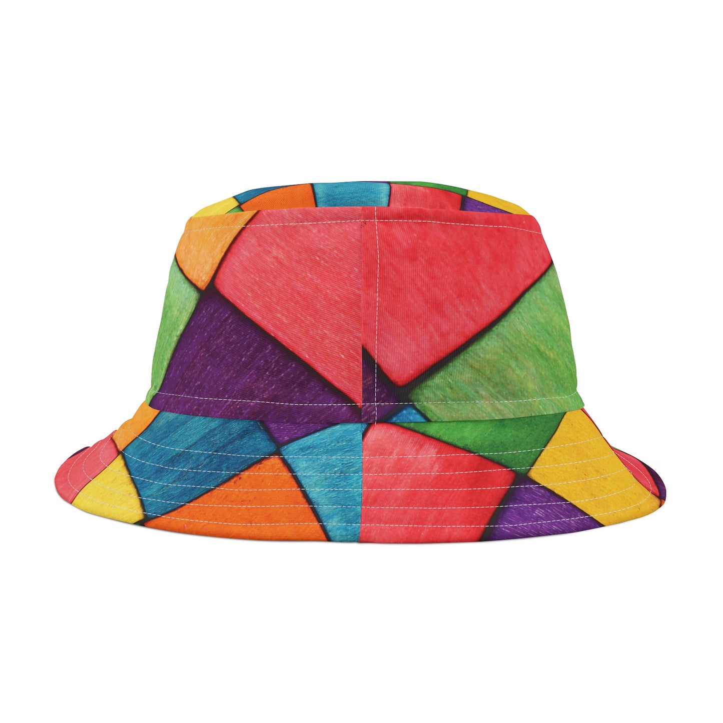 Sombrero de pescador con bloques de colores