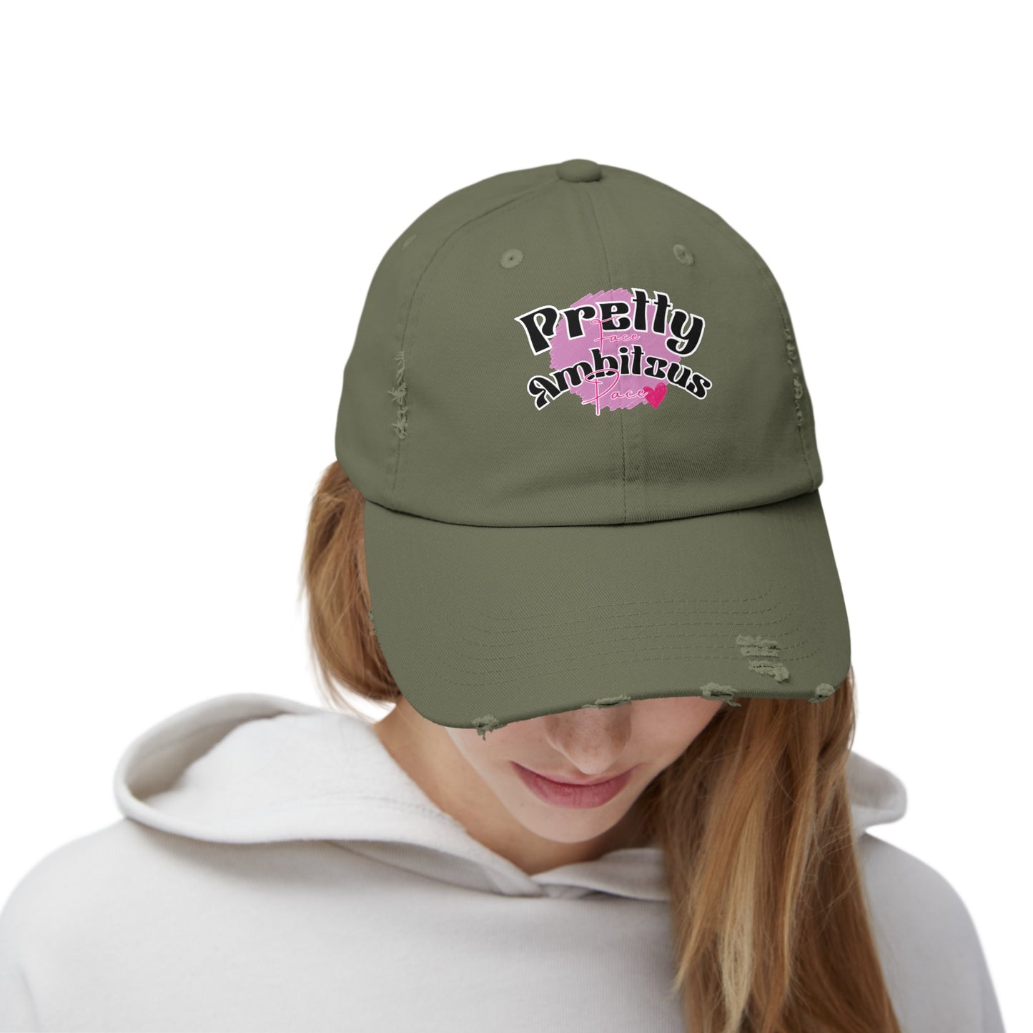 Pretty Face Ambitious Pace Distressed Cap