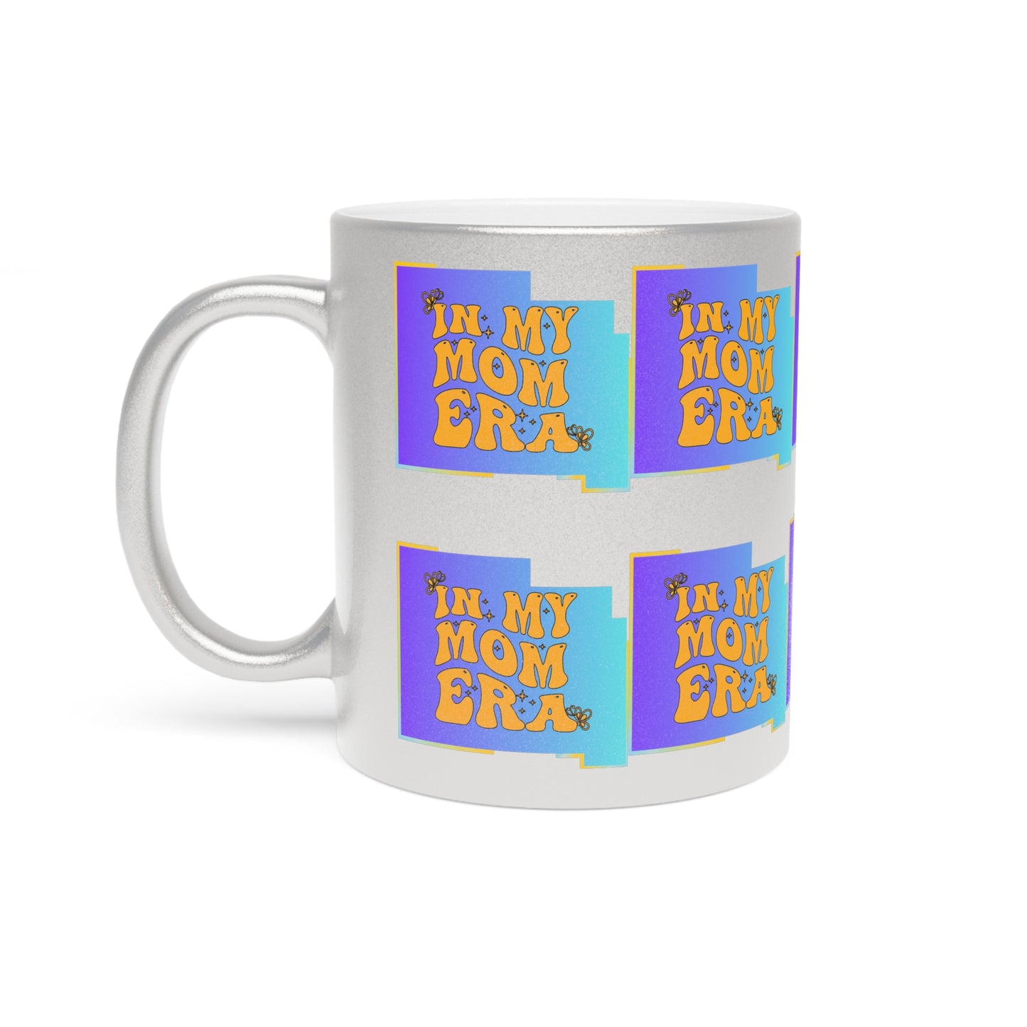 Mom Era Metallic Mug