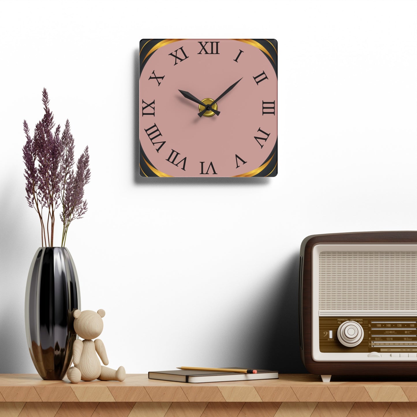 Blush N Classy Wall Clock