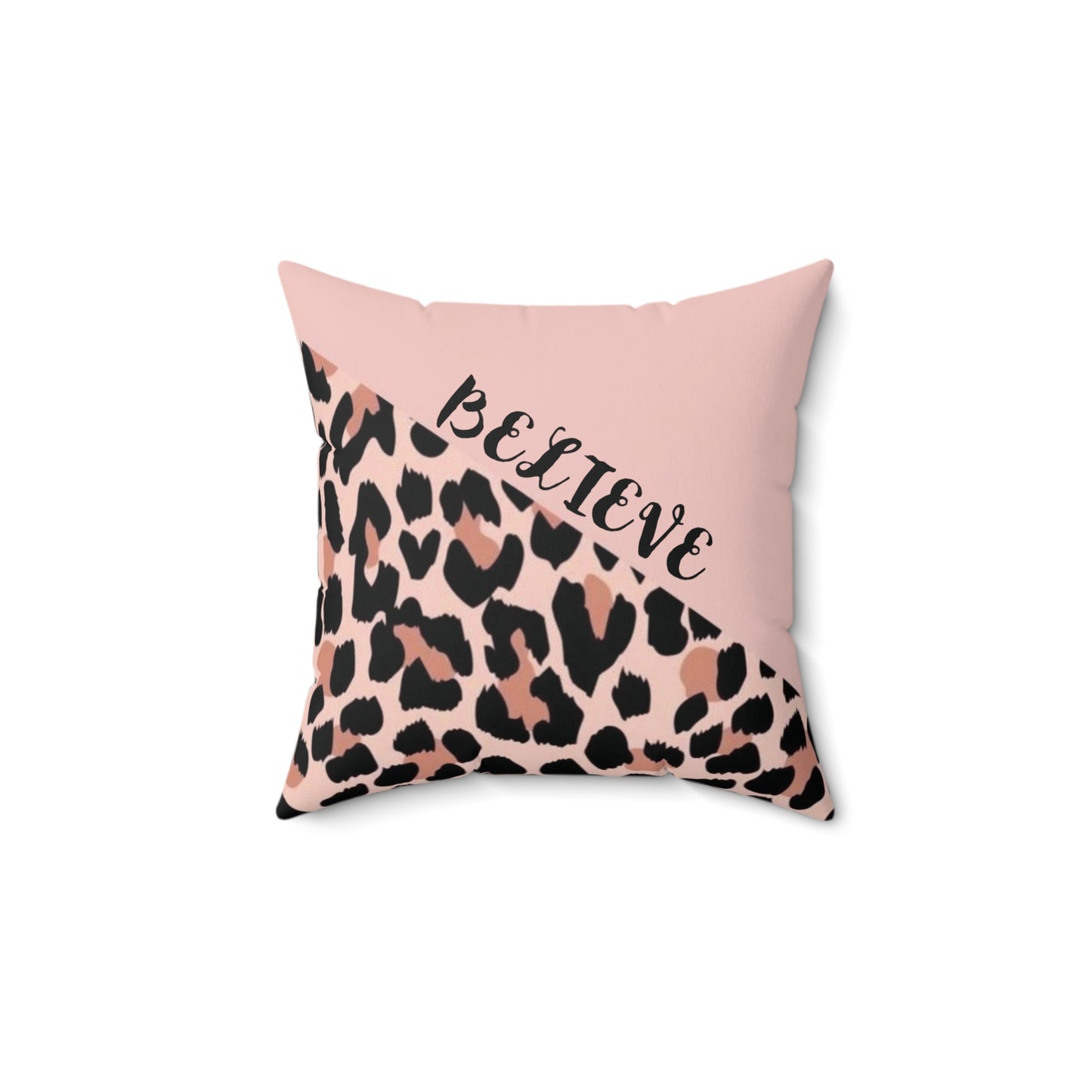 Almohada motivacional de leopardo