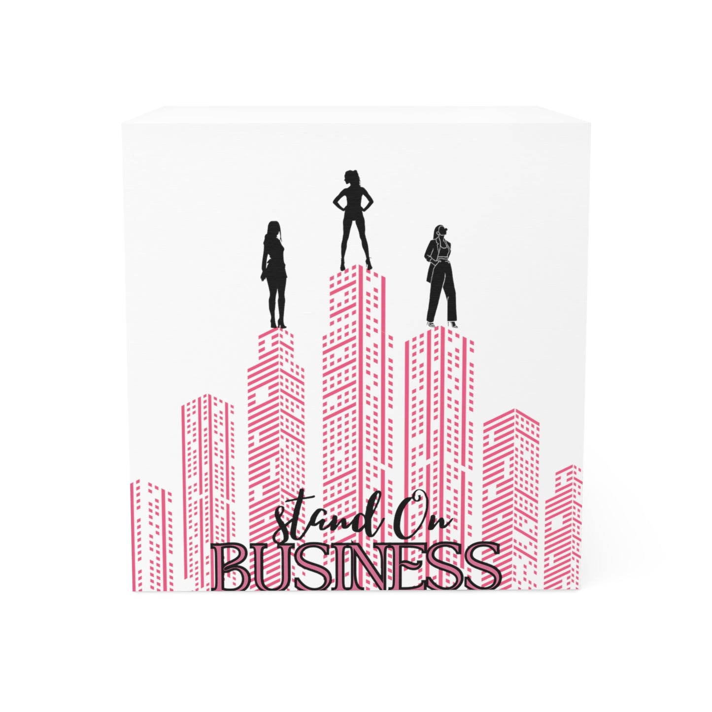 Stand on Business Note Cube