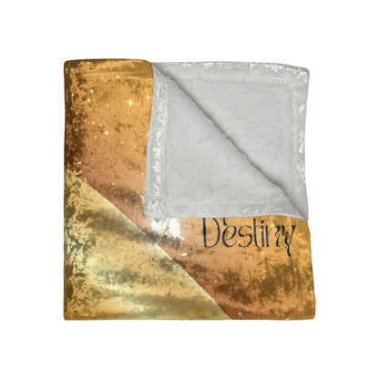 Unfold Your Destiny Crushed Velvet Blanket