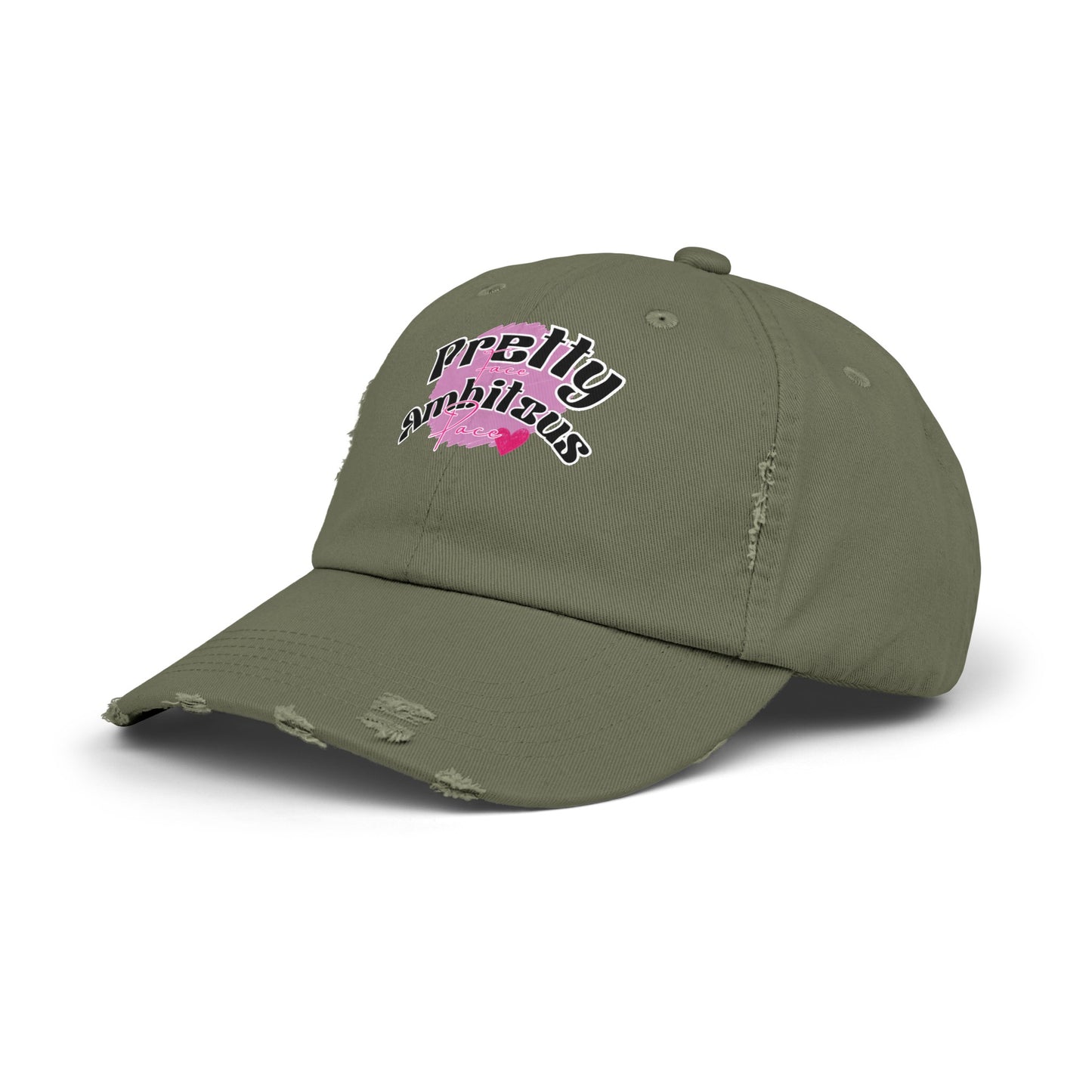 Pretty Face Ambitious Pace Distressed Cap