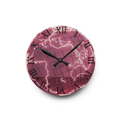 Reloj de pared Explorador rosa