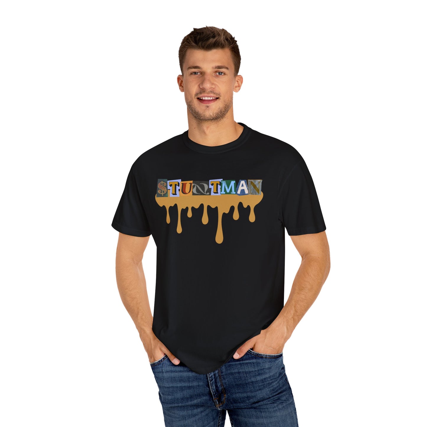 Stuntman Gold Drip Tshirt